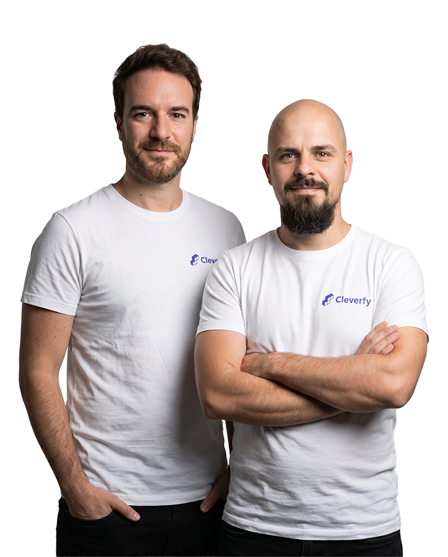 Rubén Alejos y Federico Cánovas, cofundadores de Cleverfy